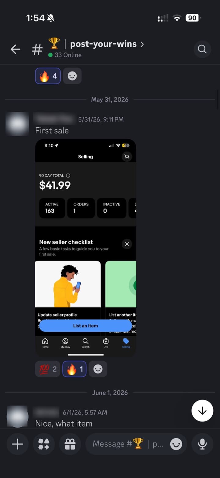 First sale post 1