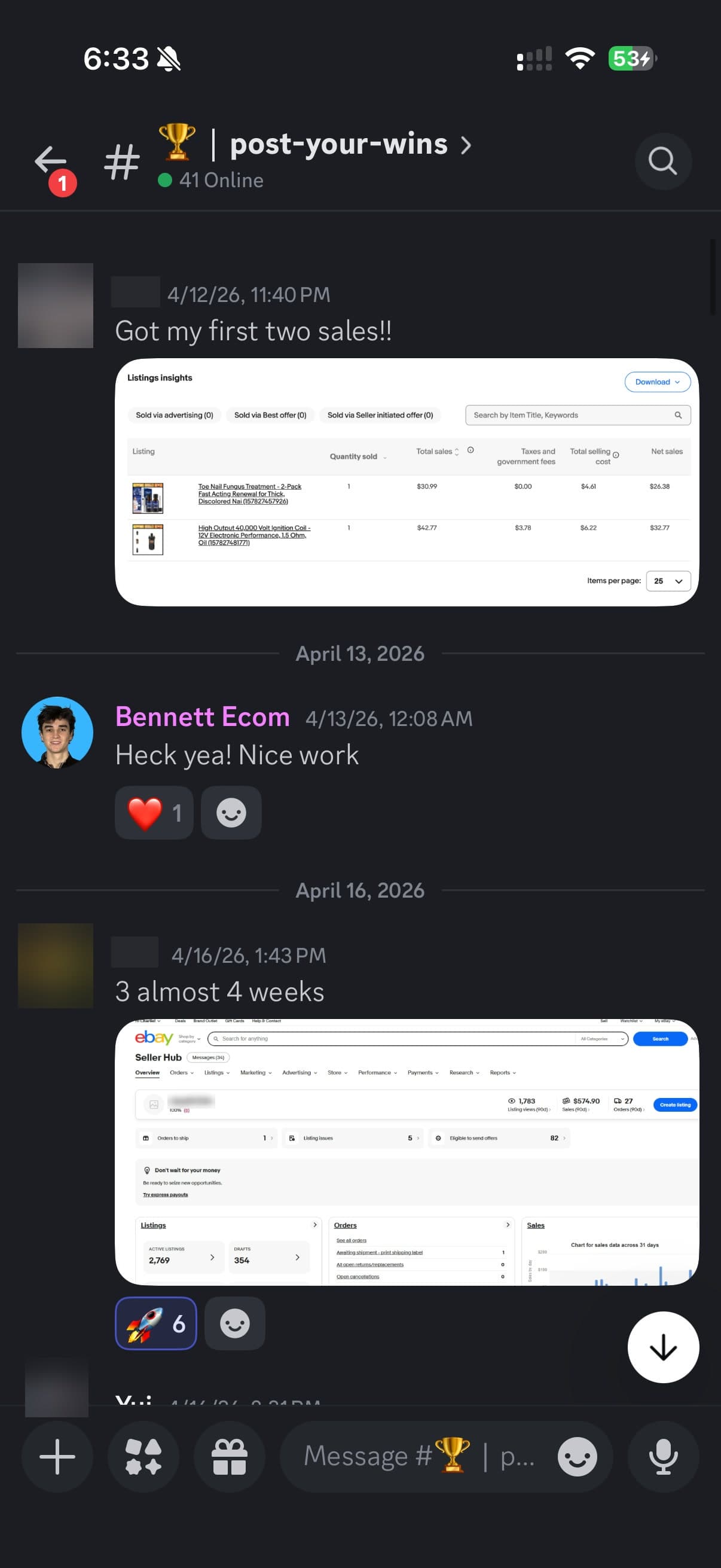 First sale post 3